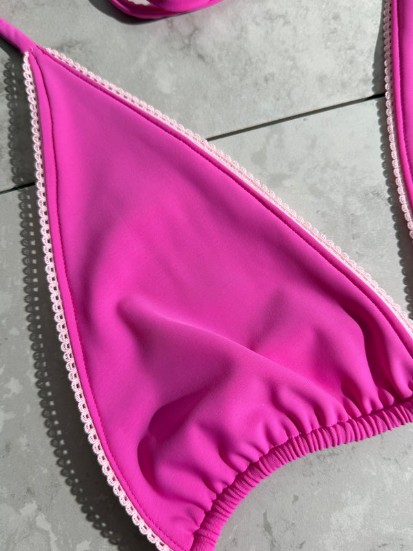 Bia Triangle Top- Fuchsia