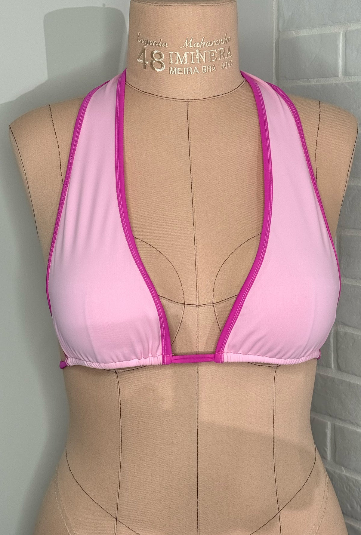 Volta Halter Top- Pink/Fuchsia