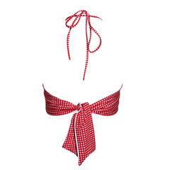 Marina Tankini Top- Red Gingham
