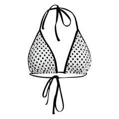 Cove Top- White & Black Polka Dot