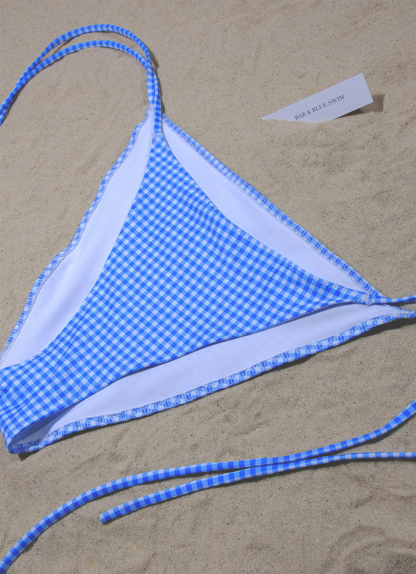 Riviera Bottoms- Blue Gingham