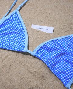 Cove Top- Blue Gingham